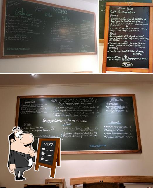 Découvrez le menu du jour sur le tableau