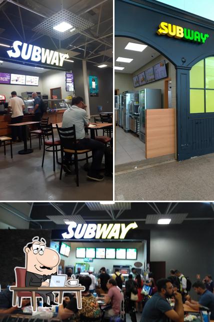 Veja imagens do interior do Subway