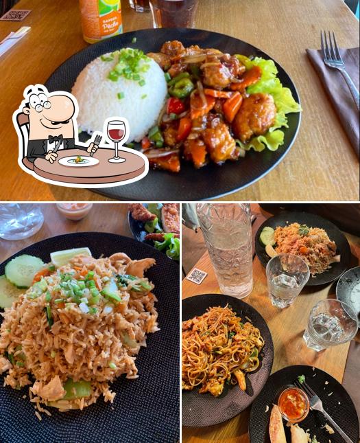 Nourriture à Asian Touch