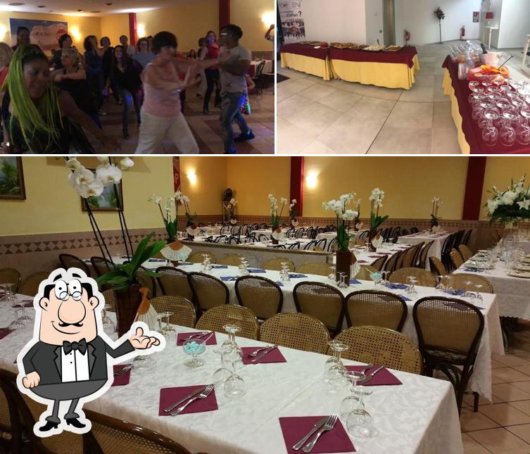 Tra le diverse cose da Ristorante fortuna si possono trovare la interni e cibo