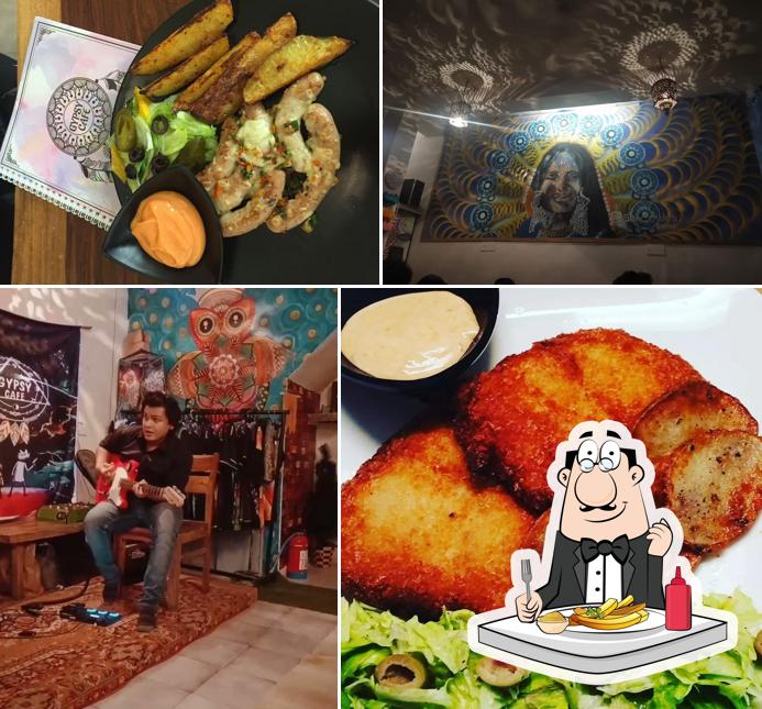 Taste chips at Gypsy Café