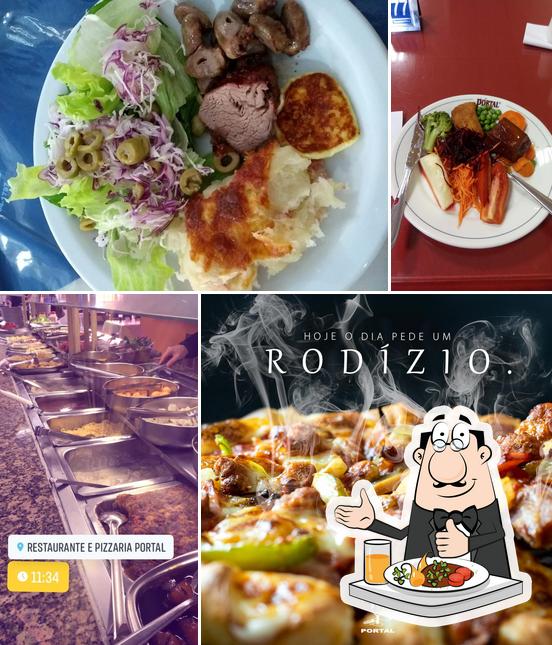 Comida em Restaurante e Pizzaria Portal