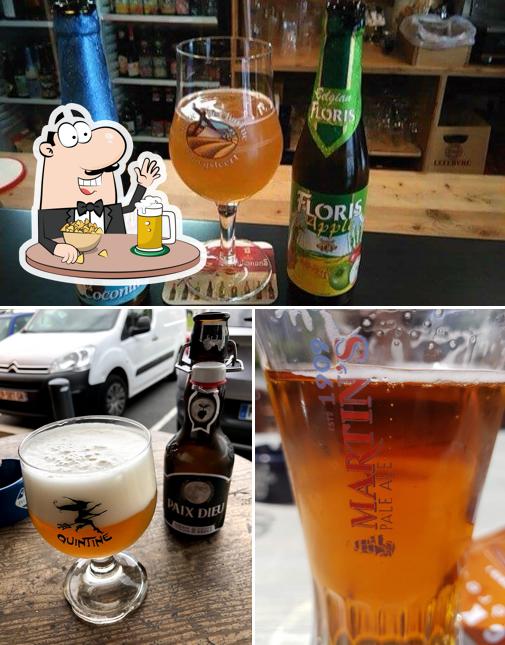 Vous pouvez prendre un verre de bière blonde ou brune