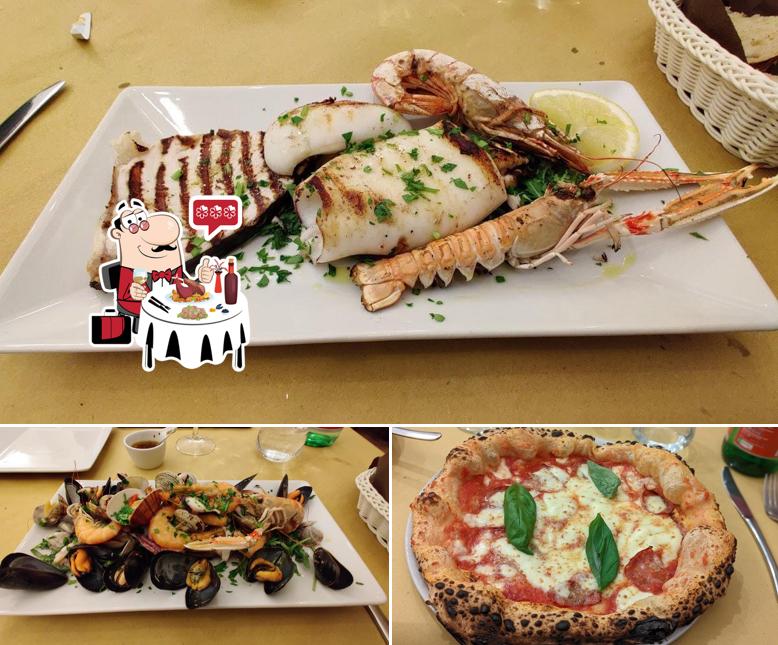 В "Taverna Luciana - Ristorante e pizzeria Cucina Tipica Napoletana" вы можете попробовать различные блюда с морепродуктами