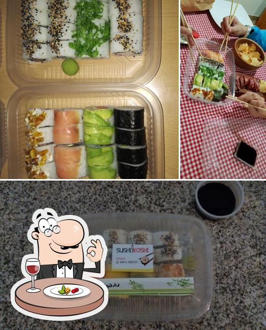 Meals at Sushi "Koshi"