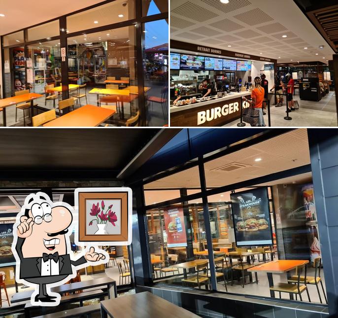 L'intérieur de Burger King