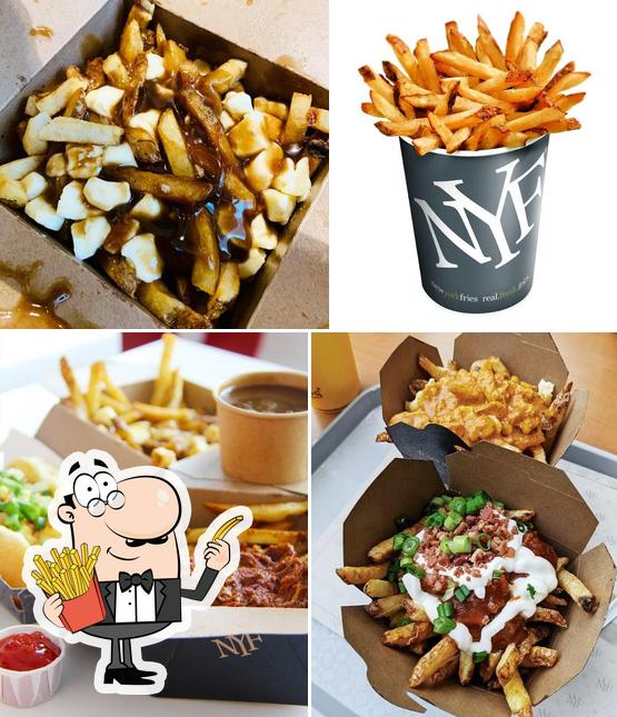 A New York Fries Medicine Hat Mall vous pouvez commander des frites, des pommes frites