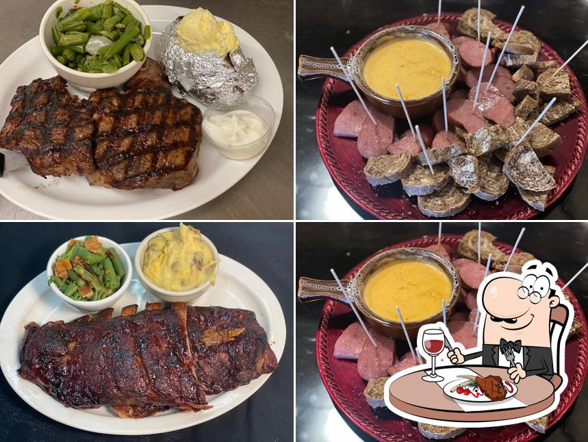 Old Barn Restaurant & Grill offers meat dishes