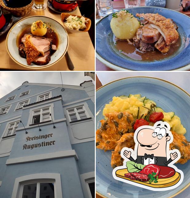 Pick meat dishes at Freisinger Augustiner