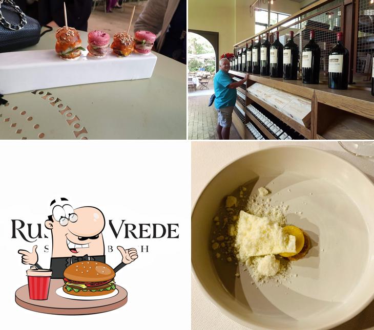 Prueba una hamburguesa en Rust en Vrede Wine Estate