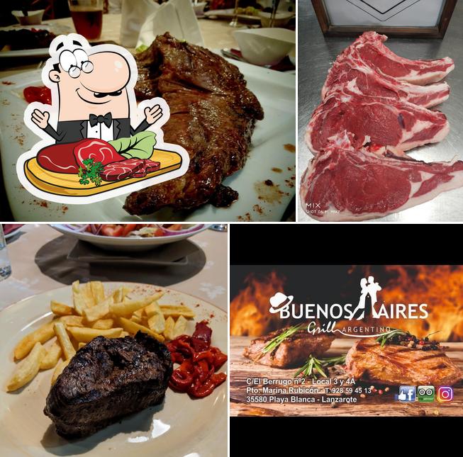 Pick meat meals at Buenos Aires Grill Argentino