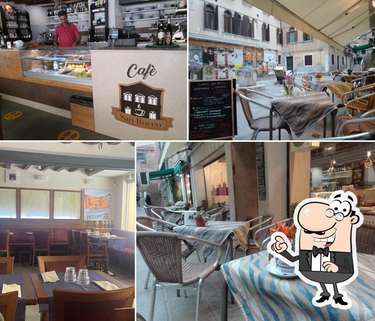 Gli interni di Café San Rocco