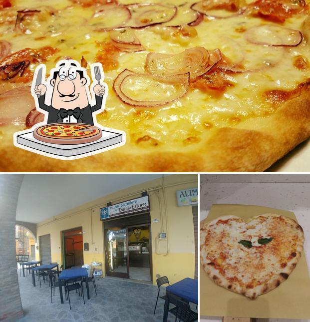 Scegli una pizza a Pizzeria Ducato Estense