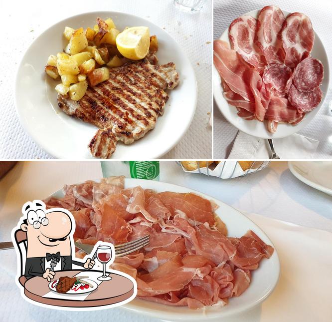 Choisissez des plats à base de viande à Trattoria Cavalleri