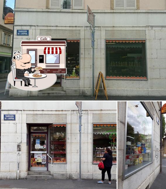 Boulangerie de l'Orangerie Serge Marchon si caratterizza per la esterno e interni