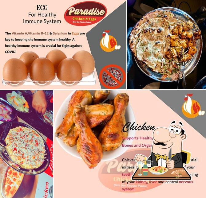 Food at Paradise Chicken
