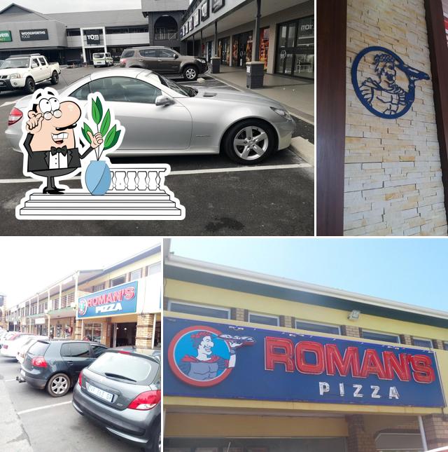 L'extérieur de Roman's Pizza Amanzimtoti