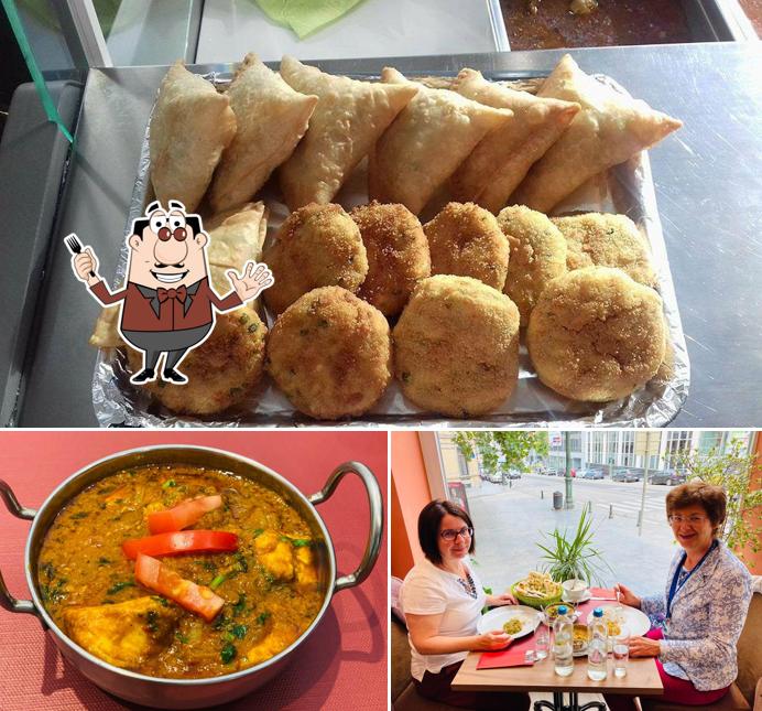 Voici la photo affichant la nourriture et table à manger sur Indian Royal Spicy