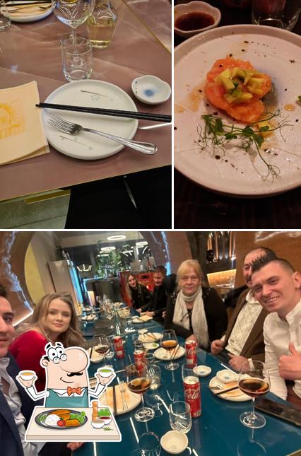 Questa è la immagine che mostra la cibo e interni di Ej Ristorante Giapponese