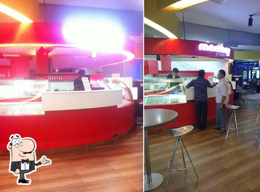 The interior of Meriiboy Ice Cream