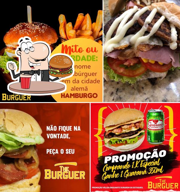 Experimente um hambúrguer no The Burguer