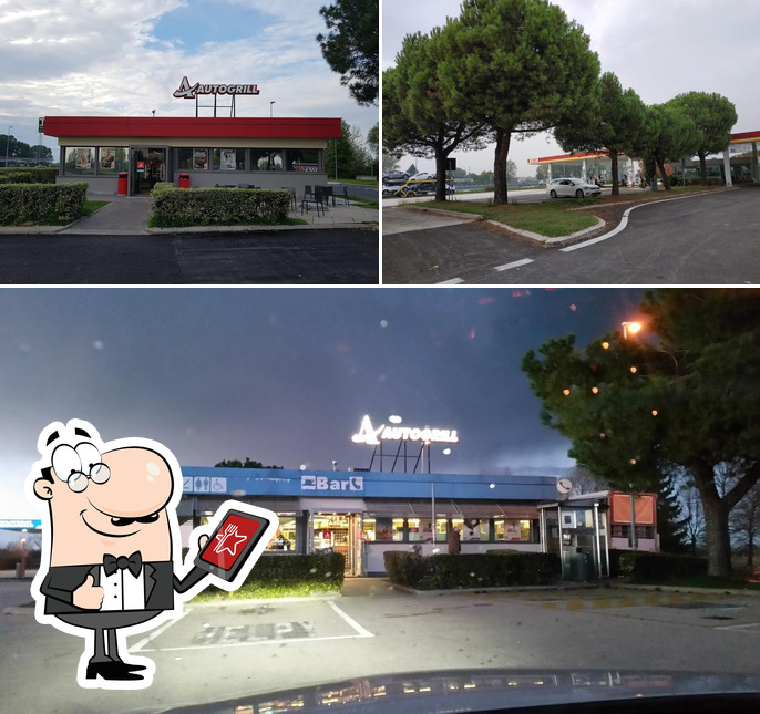 Gli esterni di Autogrill Postumia Nord