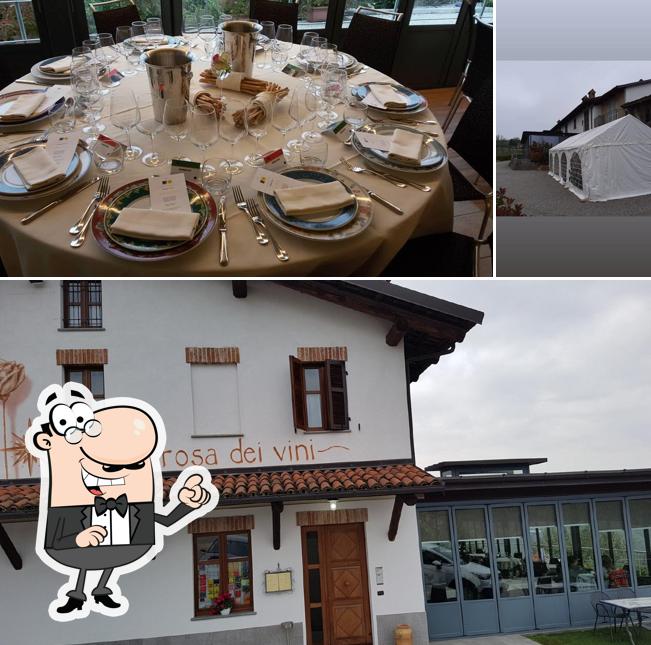 El interior de Albergo Ristorante La Rosa dei Vini - MIGLIOR CUCINA piemontese delle Langhe, Monferrato e Roero