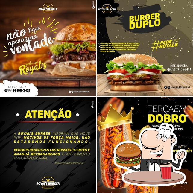 Os hambúrgueres do Royal S Burger irão saciar diferentes gostos