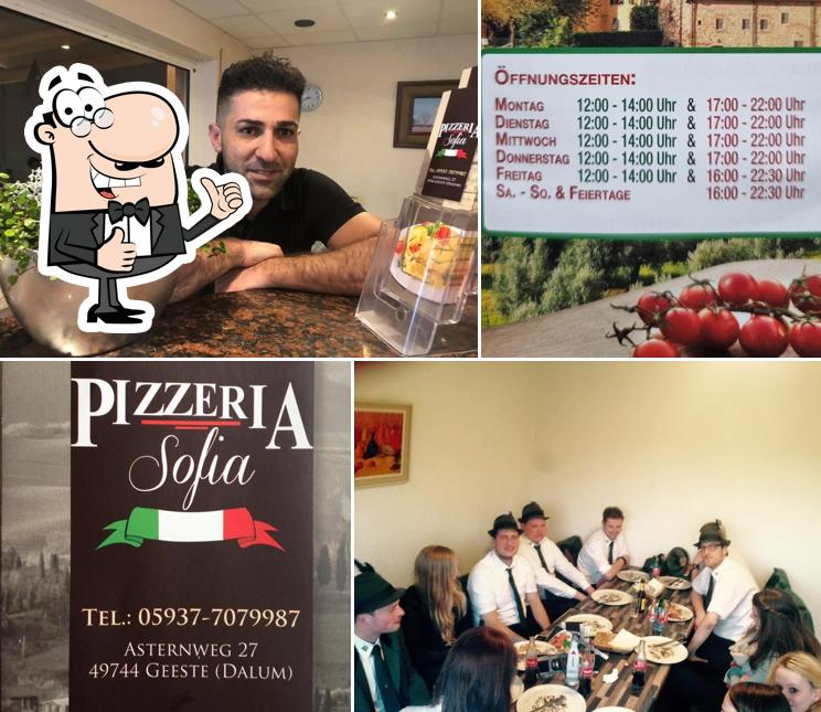 Here's a pic of Pizzeria Sofia
