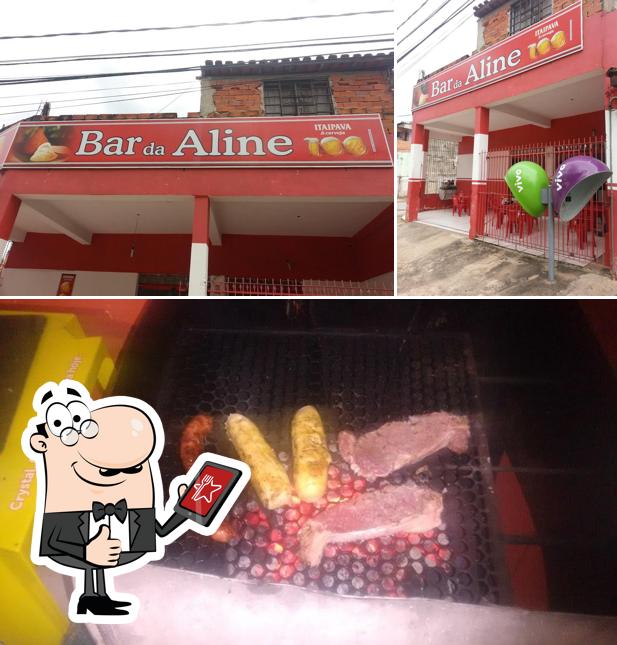 Look at the picture of Bar da Aline