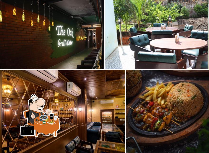 Try out seafood at The Oak Restaurant, Alfresco and Bar