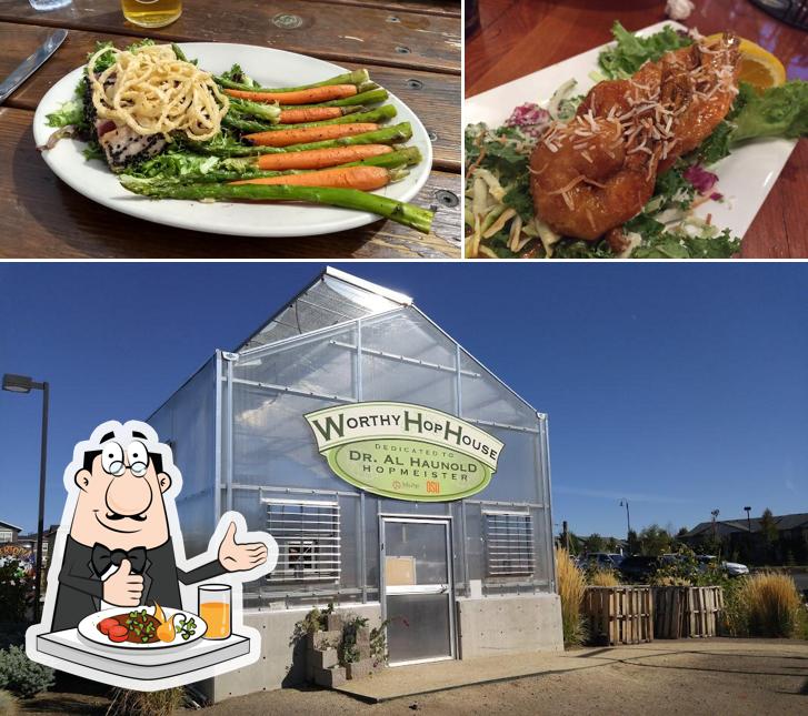 Worthy Brewing Company, 495 NE Bellevue Dr in Bend Restaurant menu