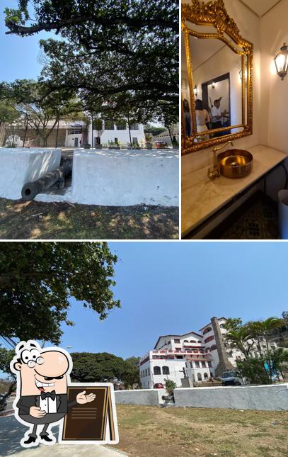 Dê uma olhada a foto mostrando exterior e casamento a Bistrô Saldanha