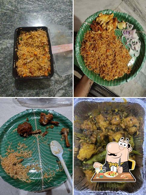 Food at Nikhil's Biryani House and shawarma