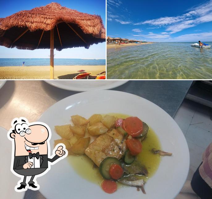 Questa è la foto che presenta la esterno e cibo di La Paranza