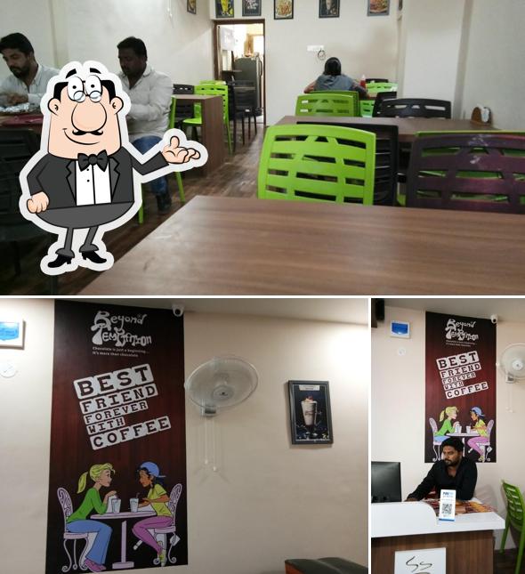 The interior of BEYOND Temptation Cafe
