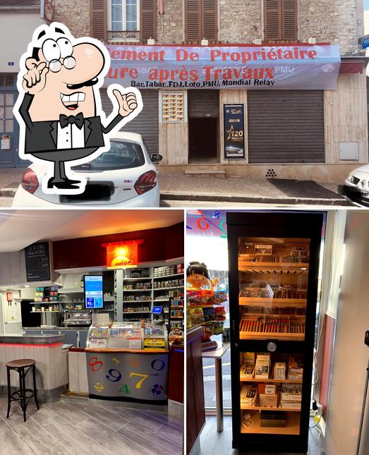 L'intérieur de Café de la Poste - Tabac - CBD - - Cigares - Vins - Jeux - Cadeaux -