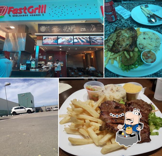 Comida em Fast Grill