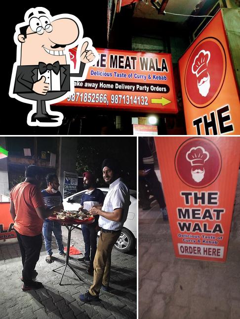 Look at the photo of The Meat wala