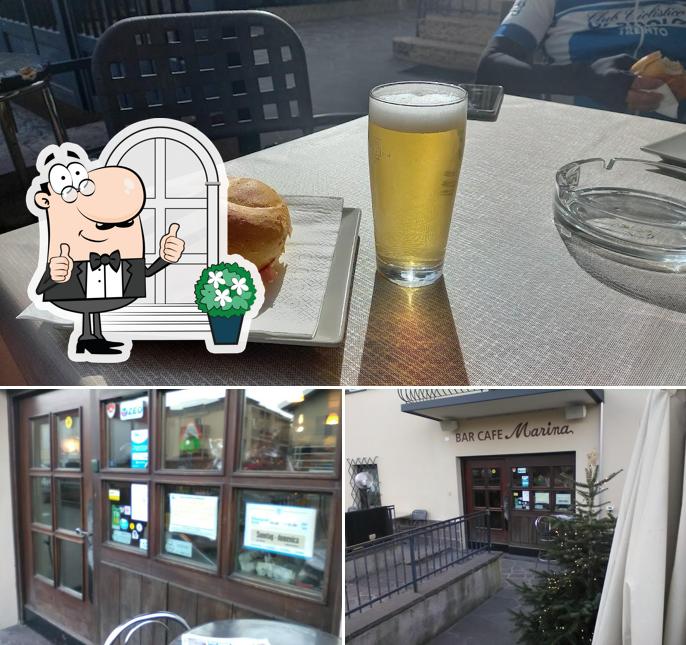 La foto della esterno e birra di Bar Marina