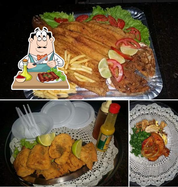 Escolha pratos de carne no Bar do Peixinho Sta Cruz