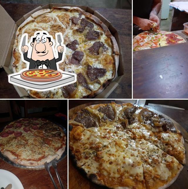 Escolha diferentes estilos de pizza