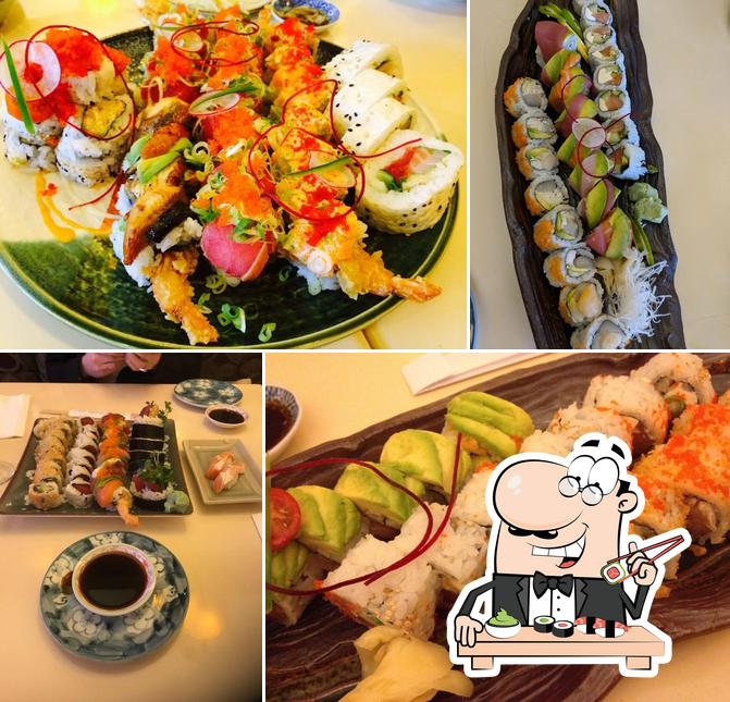 Try out different sushi options