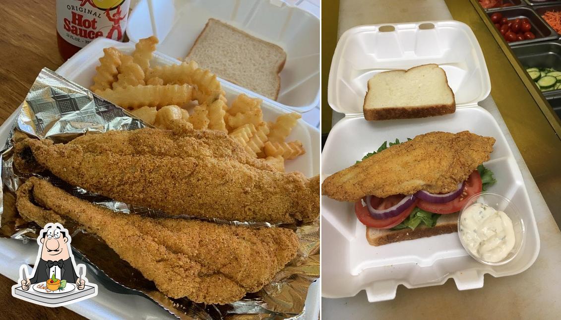 Magnolia BBQ & Fish Food Truck in Forest Park Restaurant menu and reviews