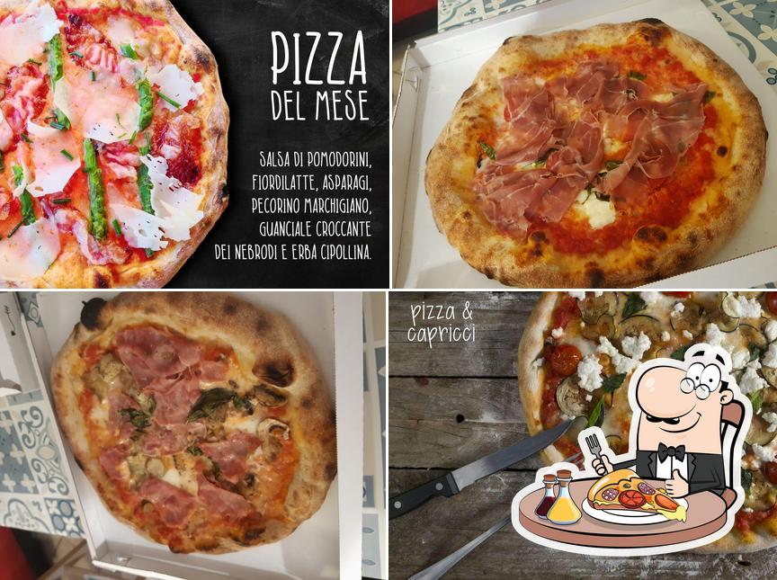 A Pizza & Capricci Di Salvatore Scivoli, puoi provare una bella pizza