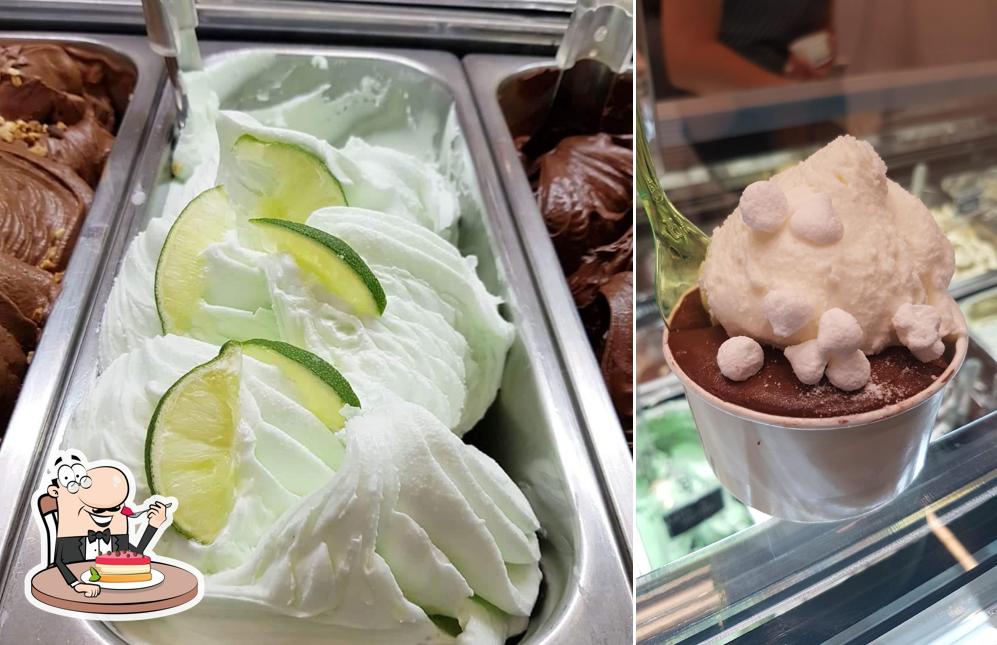 Gelateria Zucchero serves a number of sweet dishes