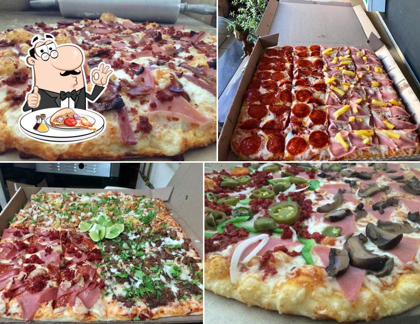 En La Pizzería, puedes probar una pizza