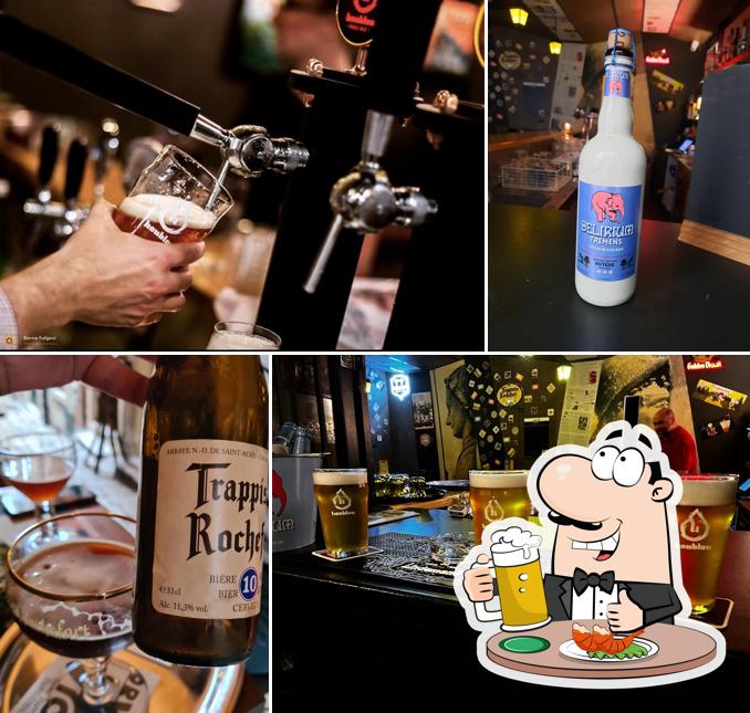 Le Petit Belge Pub propose une variété de bières