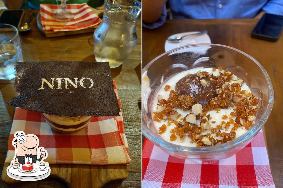 Nino Cucina & Vino oferece uma gama de sobremesas
