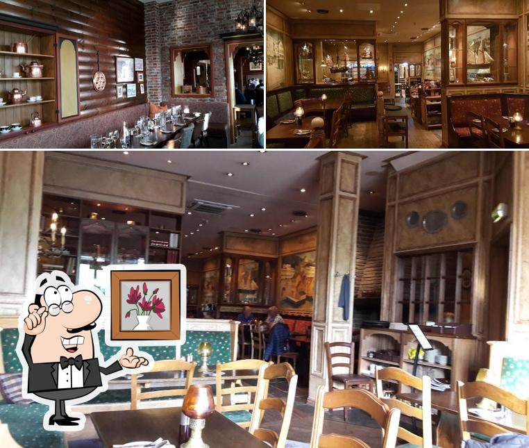 Check out how Bryggeloftet & Stuene Restaurant looks inside